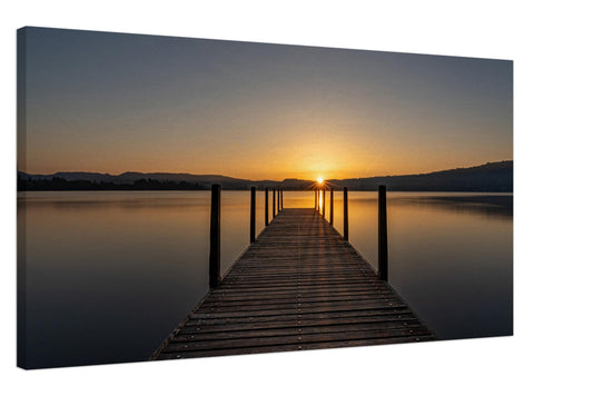 Sunrise on Lake Zug canvas jo