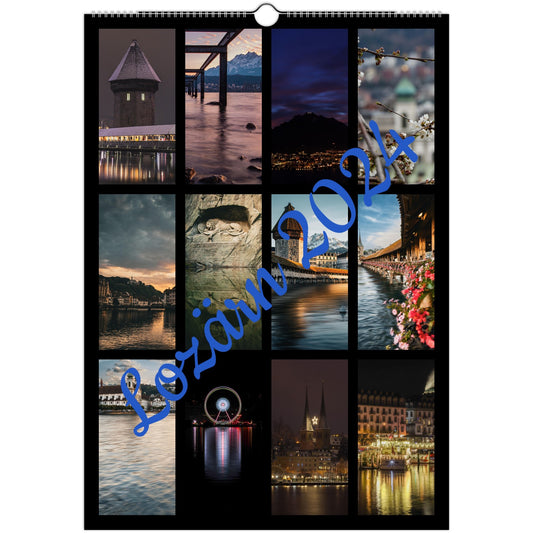 Luzern Wandkalender 2024 (Vollbildversion) – Die Schönheit von Luzern im Jahresverlauf