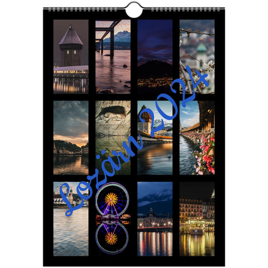 Luzern Wandkalender 2024 – Die Schönheit von Luzern im Jahresverlauf