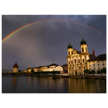 Regenbogen über Luzern - Forex-Druck