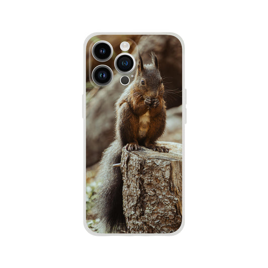 Squirrel in the forest: Flexi-Case mobile phone case for iPhone and Samsung 