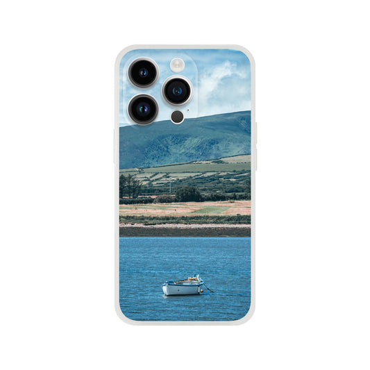 Einsames Ruderboot auf dem Meer - Handyhülle (Iphone / Samsung)