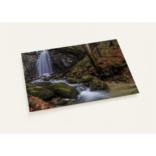 Herbstlicher Wasserfall Set mit 10 Karten (2-seitig, mit Umschläge)