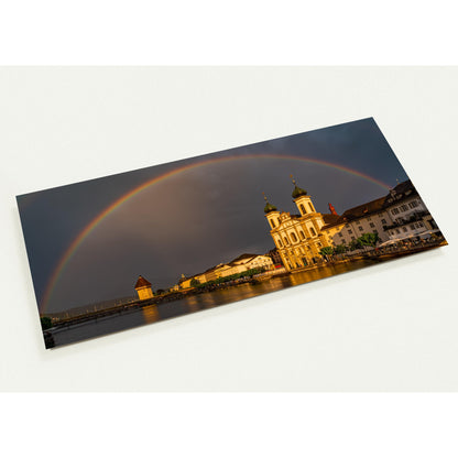 Regenbogen Luzern Grusskarten-Set mit 10 Karten (2-seitig, mit Umschläge)