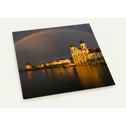 Regenbogen Luzern Grusskarten-Set mit 10 Karten (2-seitig, mit Umschläge)
