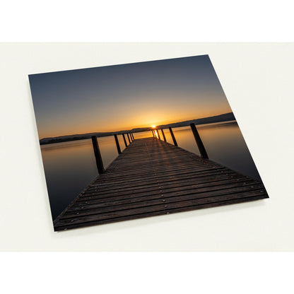 Sonnenaufgang am Zugersee Grusskarten-Set mit 10 Karten (2-seitig, mit Umschläge)