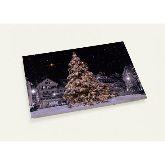 Christmas magic set of 10 cards (2-sided, with envelopes)