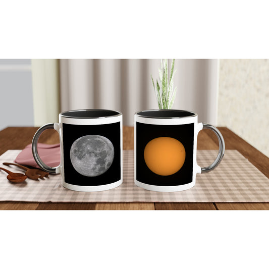 Astro Sonne und Mond Keramiktasse - Verschiedene Farben