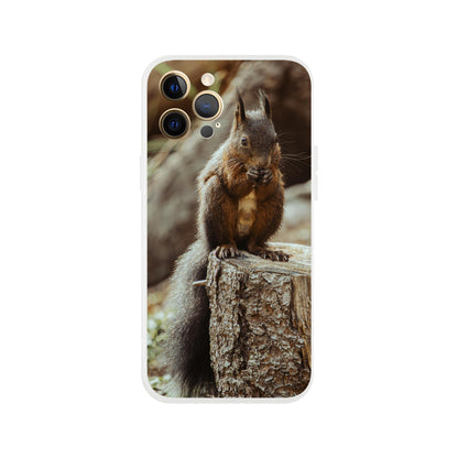 Eichhörnchen im Wald : Flexi-Case Handyhülle für iPhone und Samsung