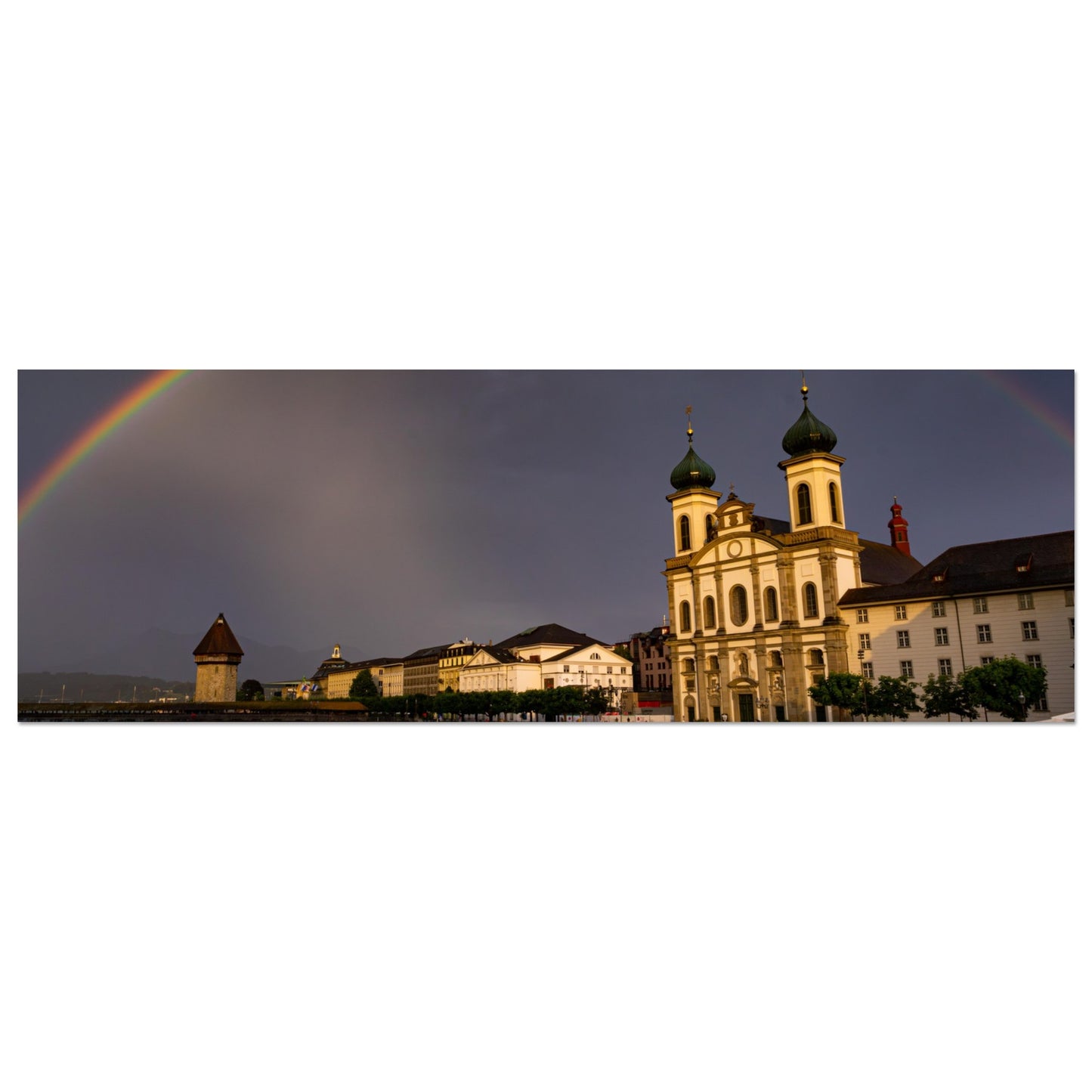 Regenbogen über Luzern - Forex-Druck