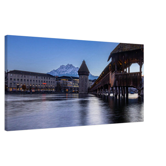 Kapellbrücke Luzern Leinwand