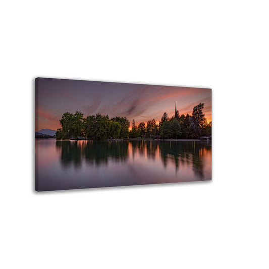 Lake Zug Sunset - Canvas Print
