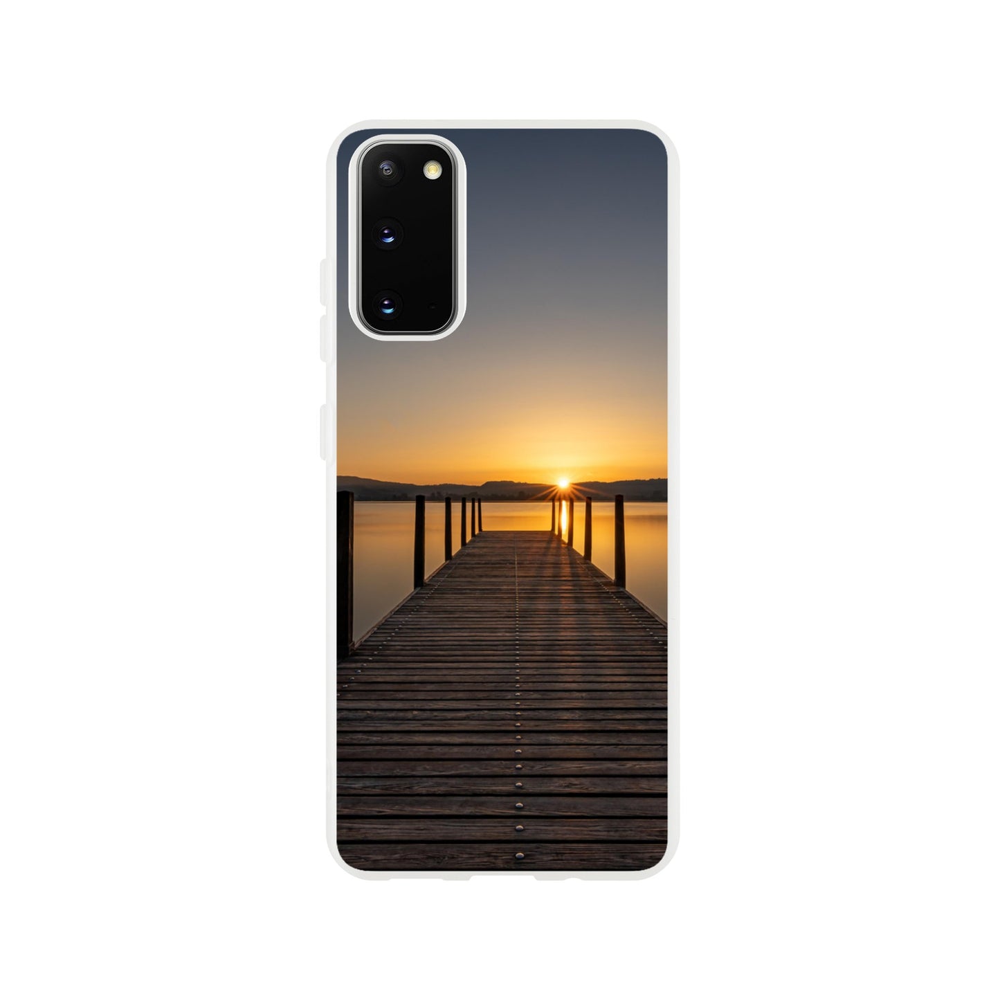 Sonnenaufgang am Zugersee - Handyhülle (Iphone oder Samsung)