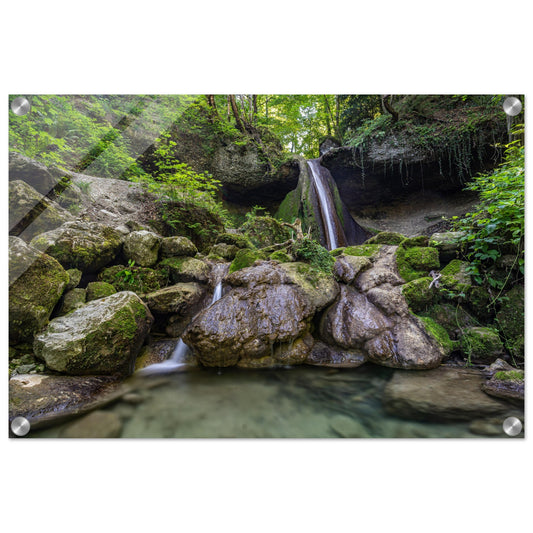 Schwarzenbach Wasserfall - Acryldruck