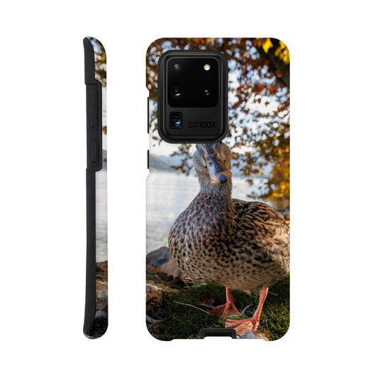 Herbstliche Entenidylle Hartschalen-Case Handyhülle für iPhone und Samsung