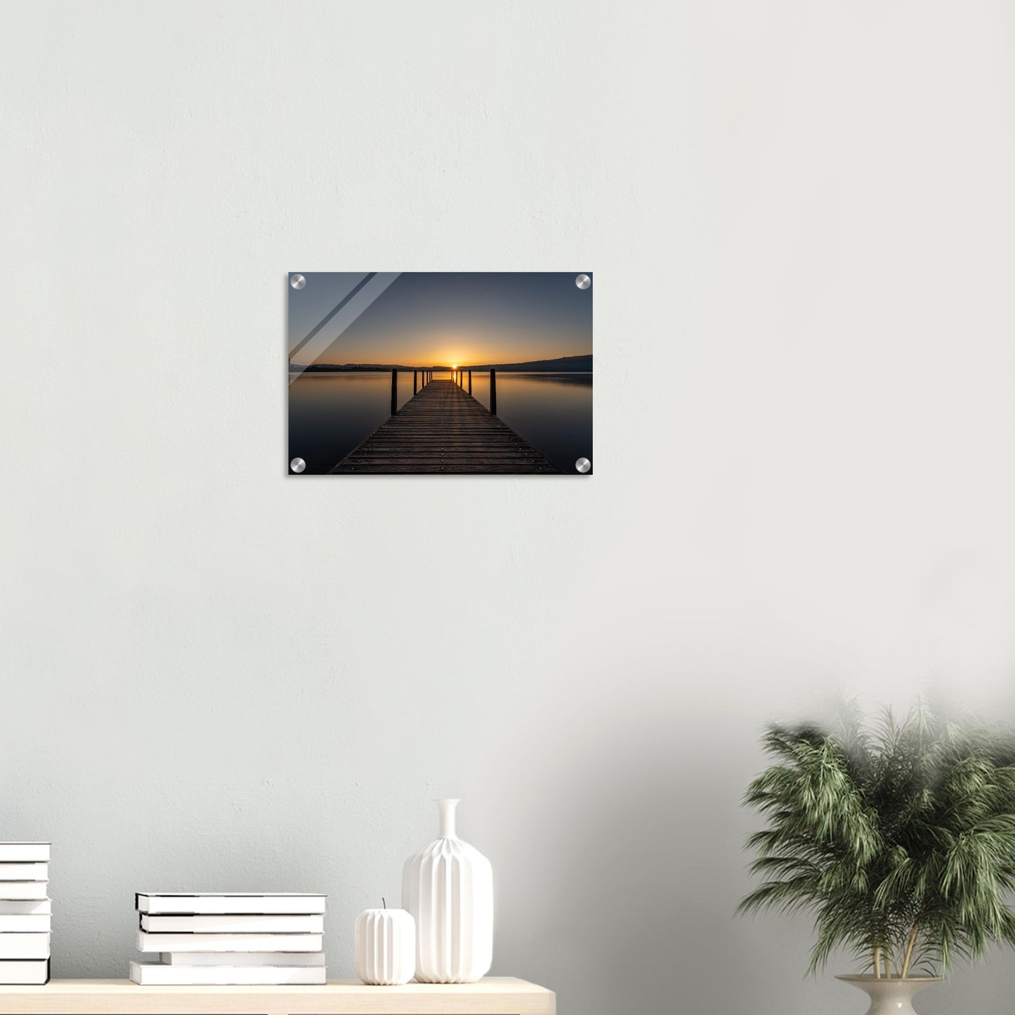 Sonnenaufgang am Zugersee - Acryldruck
