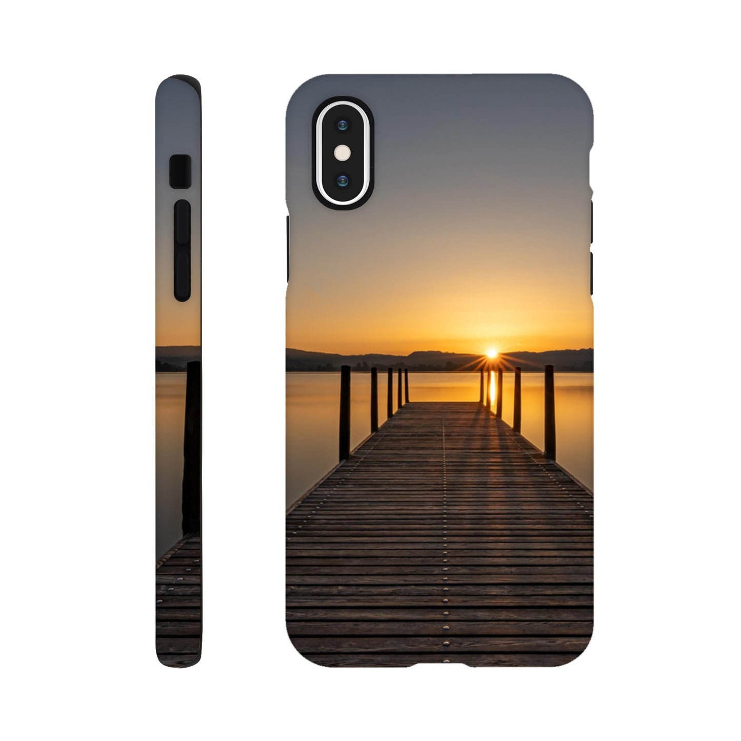 Sonnenaufgang am Zugersee – Hartschalen Case Handyhülle (Iphone oder Samsung)