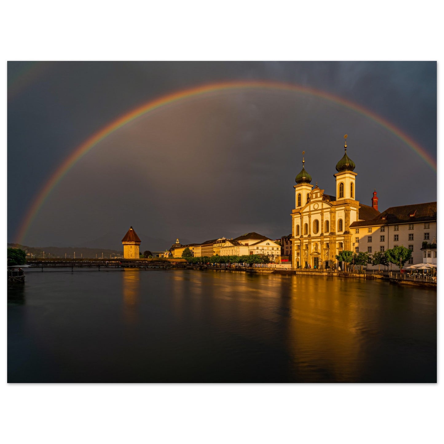 Regenbogen Luzern - Premium Poster