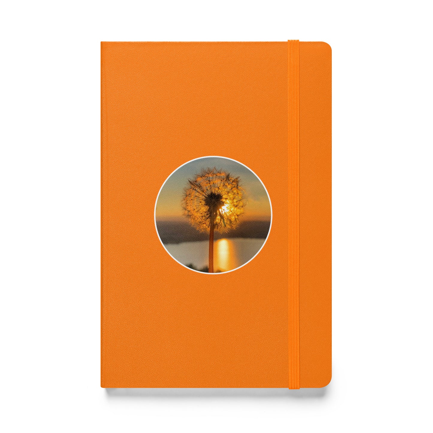 JournalBook® Notizbuch Pusteblume im Sonnenuntergang
