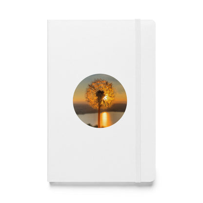JournalBook® Notizbuch Pusteblume im Sonnenuntergang