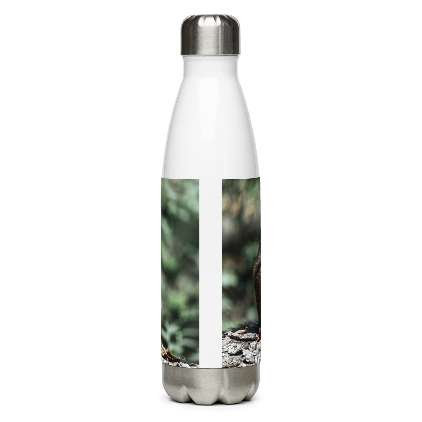 Eichhörnchen - 500 ml Edelstahl Trinkflasche mit Doppelter Isolierung