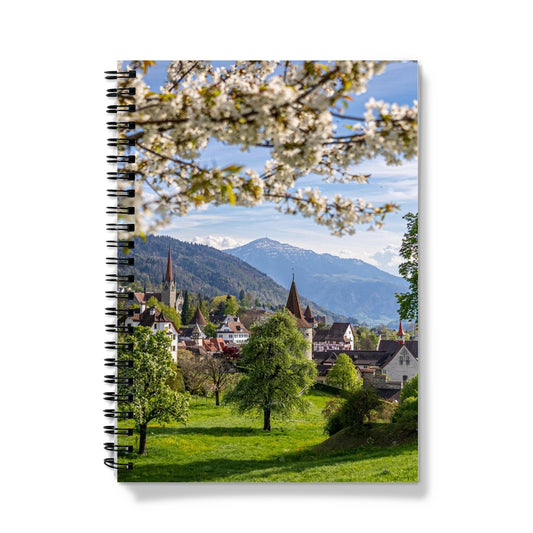 Frühlingszauber Stadt Zug Notizbuch